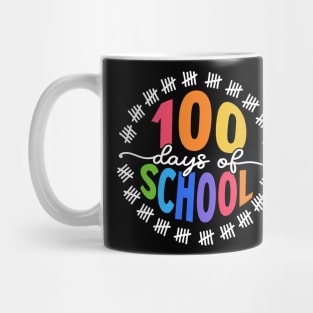 Vintage Happy 100th Day Of School Teachers 2023 Boys Girls Mug